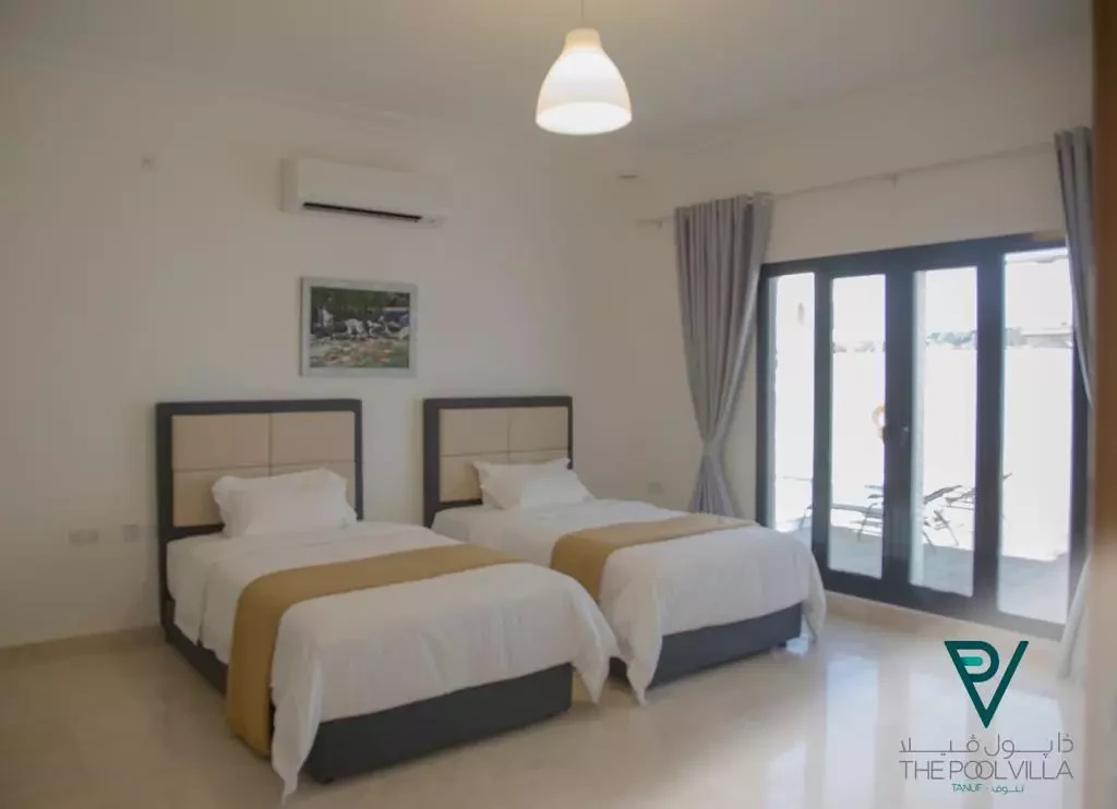 Twin bedroom of The Pool Villa 